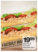 Chicken & Avocado Baguette-Each