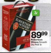 Robertson Winery Smooth Dry Red-3Ltr