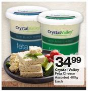 Crystal Valley Feta Cheese-400g Each