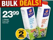 Clover Fresh Milk Assorted-2 x 1Ltr