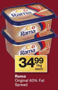 Rama Original 60% Fat Spread-1Kg Each