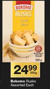 Bokomo Rusks Assorted-500g Each