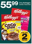 Kelloggs Cereal Assorted-2 x 350g
