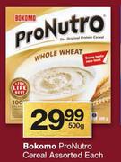 Bokomo ProNutro Cereal Assorted-500g Each