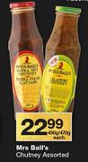 Mrs Ball's Chutney Assorted-450g/470g Each