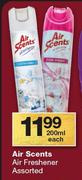 Air Scents Air Freshener Assorted-200ml Each