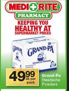 Grand-Pa Headache Powders-38 Per Pack