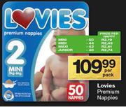 Lovies Premium Nappy Maxi 42-Per Nappy