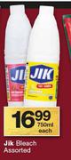 Jik Bleach Assorted-750ml Each
