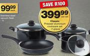 Classic 7 Piece Pressed Aluminium Cookware Set-Per Set