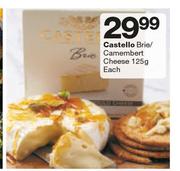 Castello Brie/ Camembert Cheese 125g-Each