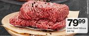Lean Beef Mince-Per kg