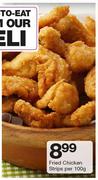 Fried Chicken Strips-Per 100g