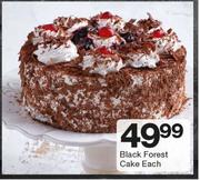 Black Forest Cake-Each