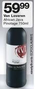 Van Loverren African Java Pinotage-750ml