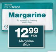 Housebrand Margarine Brick-500g