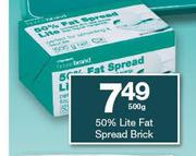 Housebrand 50% Lite Fat Spread Brick-500g