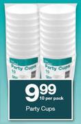 Housebrand Party Cups 10's-Per Pack