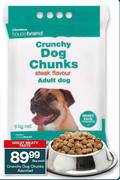 Housebrand Crunchy Dog Chunks 8kg-Each