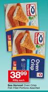 Sea Harvest Oven Crisp Fish Fillet Portions 400g-Each