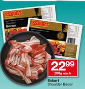 Eskort Shoulder Bacon-200g Each