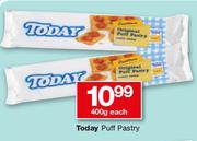 Today Puff Pastry-400g Each