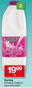 Darling Drinking Yoghurt Assorted-2Ltr Each