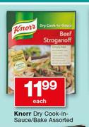 Knorr Dry Cook In Sauce/Bake Assorted-Each