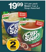 Knorr Cup A Soup Assorted-2 x 3/4 Per Pack