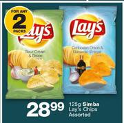Simba Lays Chips Assorted-2 x 125g