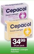 Cepacol Lozenges Assorted-24 Per Pack