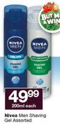 Nivea Men Shaving Gel Assorted-200ml Each