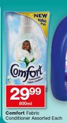 Comfort Fabric Conditioner Assorted-800ml Each