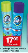 Pledge Modern Surface Cleaner Assorted-275ml Each