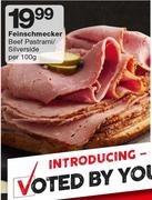 Feinschmecker Beef Pastrami/Silverside-Per 100g