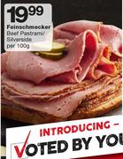 Feinschmecker Beef Pastrami/Silverside-Per 100g