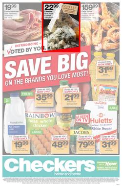 Checkers Eastern Cape : Brand Period Specials (23 Jul - 12 Aug 2018), page 1