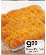 Cheese Pan Rolls-12 Per Pack