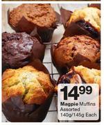 Magpie Muffins-140g/145g Each