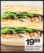 Chicken & Mayo Baguette-Each