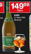 KWV 5 Year Old Brandy-750ml