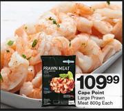 Cape Point Large Prawn Meat-800g Each