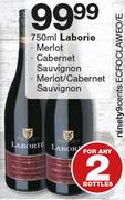 Laborie Merlot, Cabernet, Sauvigon, Merlot/Cabernet Sauvigon-2x750ml