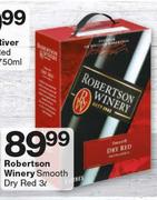 Robertson Winery Smooth Dry Red-3Ltr