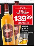 William grant's Blended Scotch Whisky-750ml Each