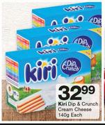 Kiri Dip & Crunch Cream Cheese-140g Each
