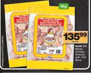 Goldi IQF Mixed Chicken Portions With 15% Brine-5kg Each