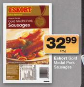 Eskort Gold Medal Pork Sausages-375g 
