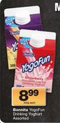Bonnita Yogo Fun Drinking Yoghurt-350g Each