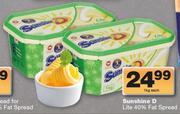 Sunshine D Lite 40% Fat Spread-1kg Each